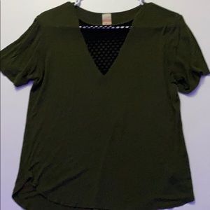 Olive green shirt